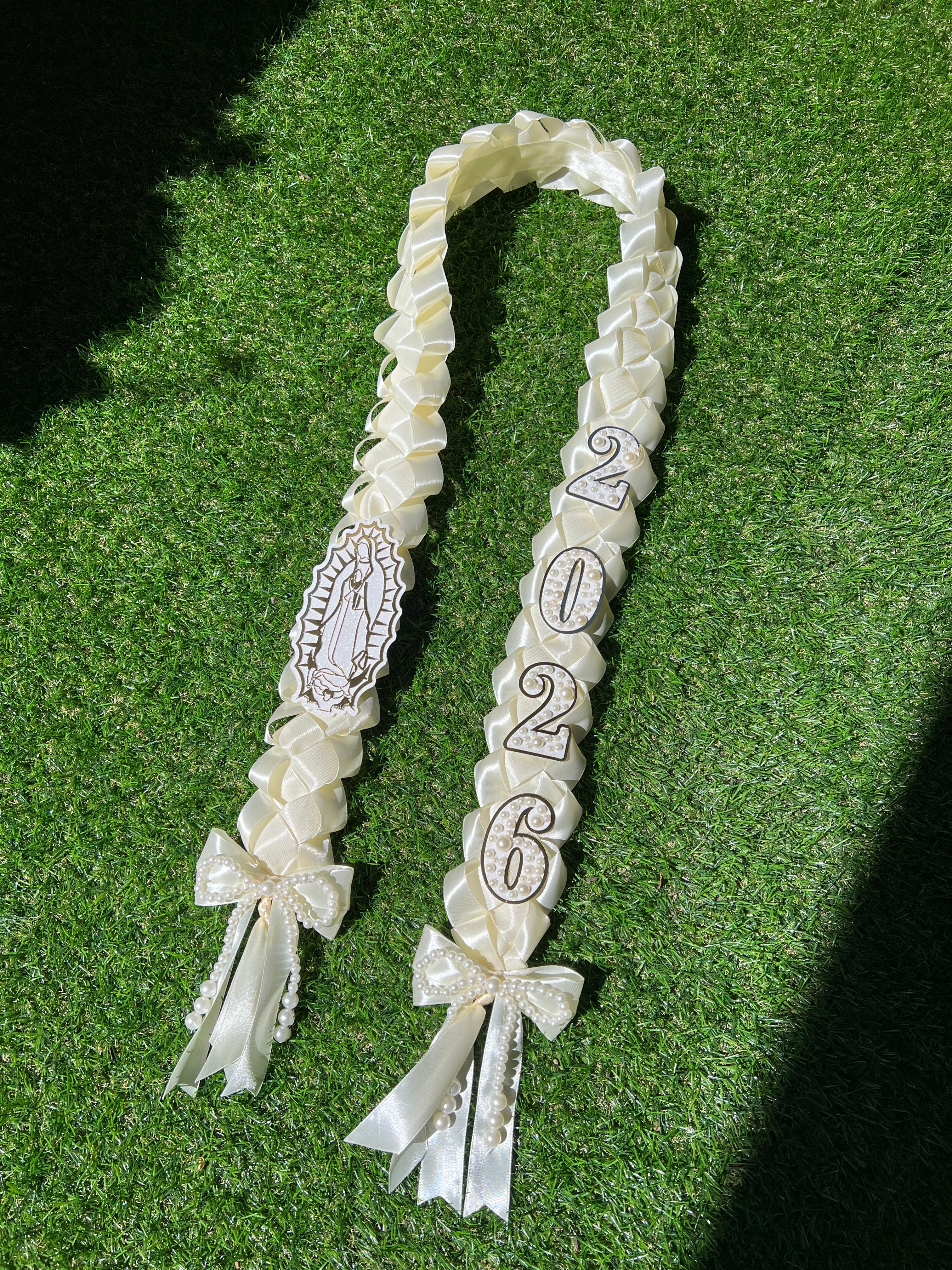 Croquet Virgin Mary lei
